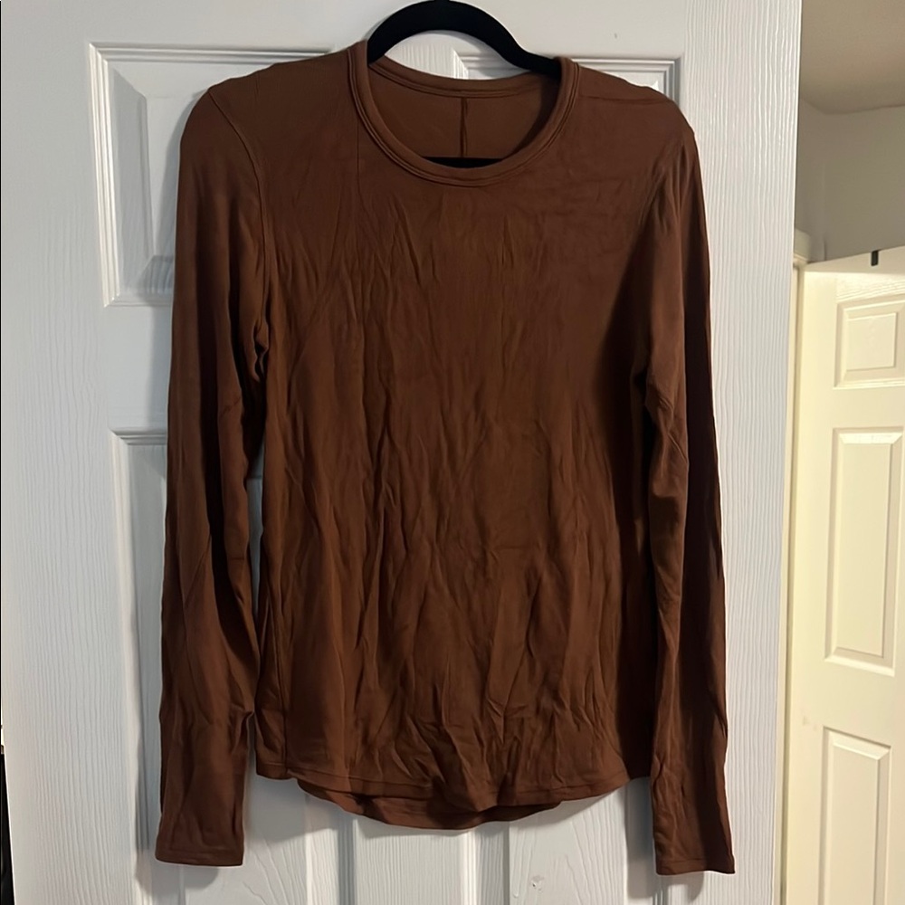 lululemon Brown Long Sleeve Top